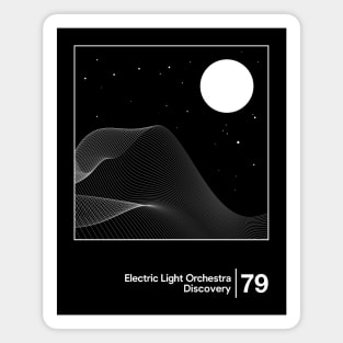 ELO - Discovery / Minimal Style Graphic Artwork Design Magnet